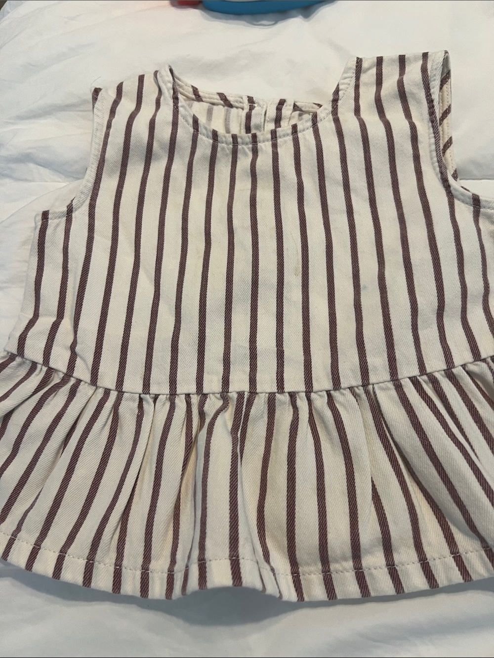 Kids 100% cotton Striped Peplum Top